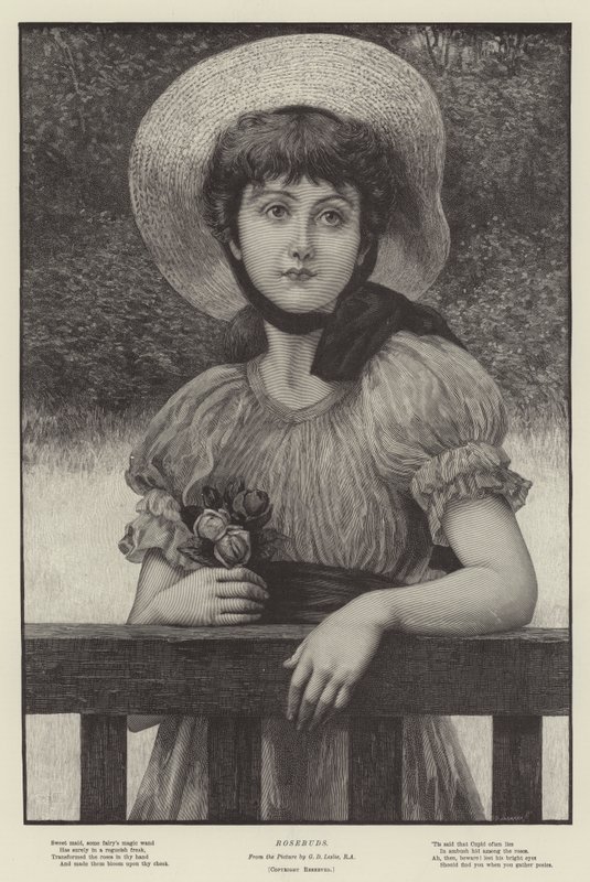 Roseknopper af George Dunlop Leslie