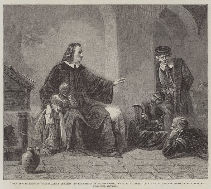 John Bunyan reciterer "The Pilgrim