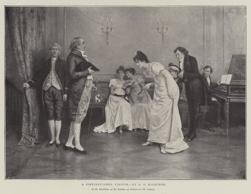 En fornem gæst af George Goodwin Kilburne