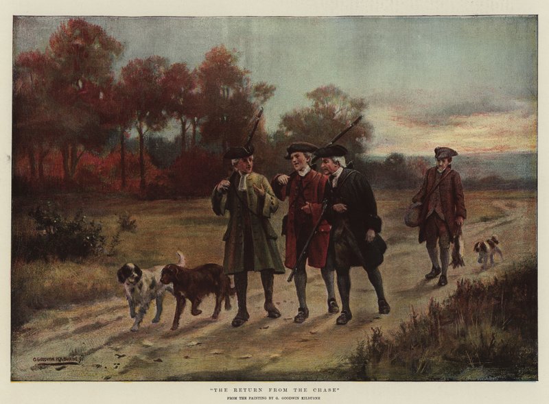 Return from the Chase af George Goodwin Kilburne
