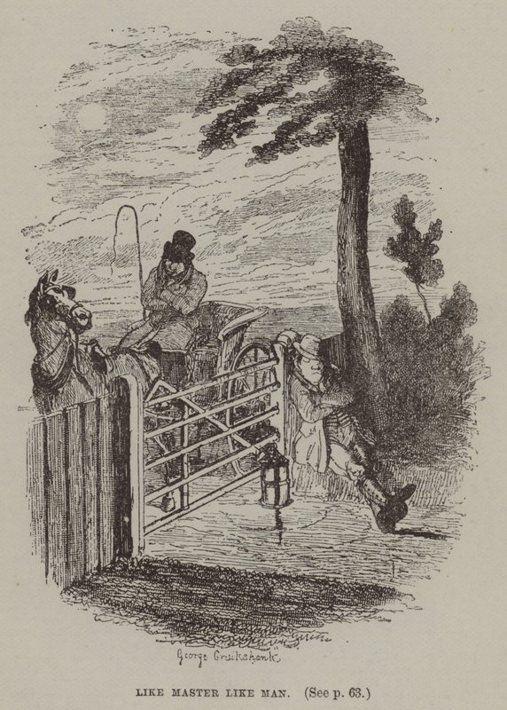 Like Master Like Man (gravering) af George (after) Cruikshank