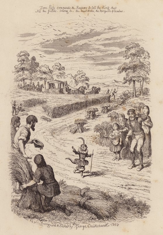 Den Bestøvlede Kat (indgravering) af George (after) Cruikshank