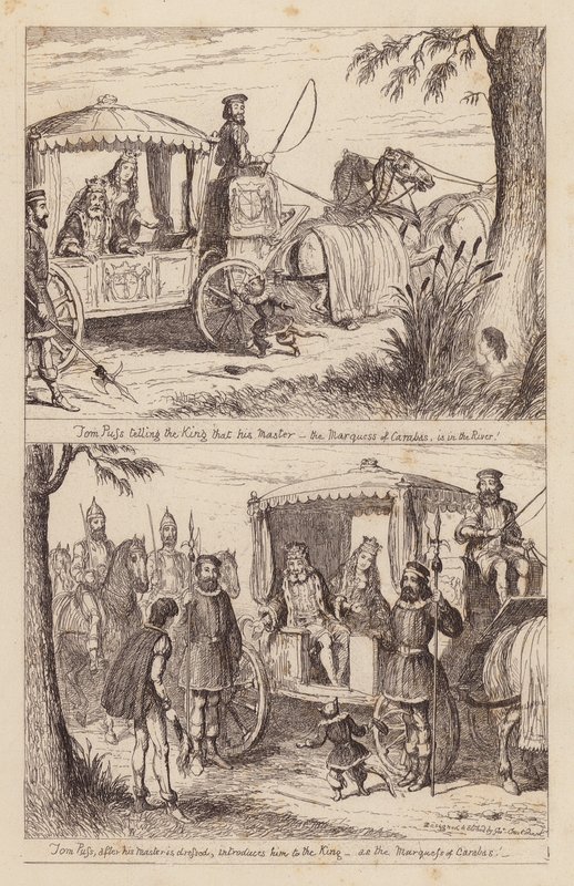Den Bestøvlede Kat (indgravering) af George (after) Cruikshank