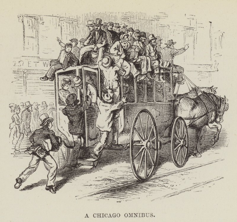 En omnibus fra Chicago af George Augustus Sala