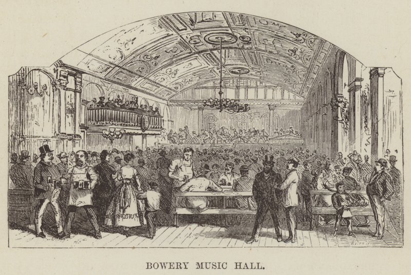 Bowery Music Hall af George Augustus Sala
