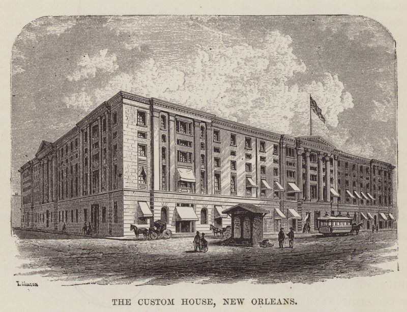 Custom House, New Orleans af George Augustus Sala