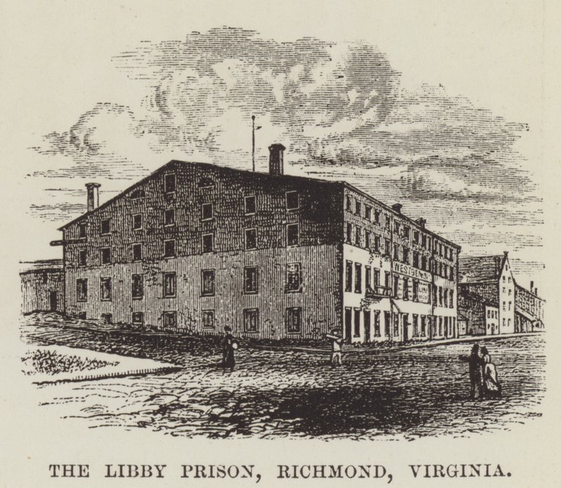 Libby-fængslet, Richmond, Virginia af George Augustus Sala