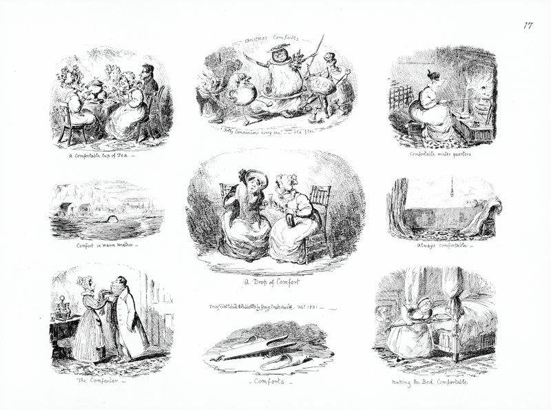 Komfort (gravering) af George Cruikshank