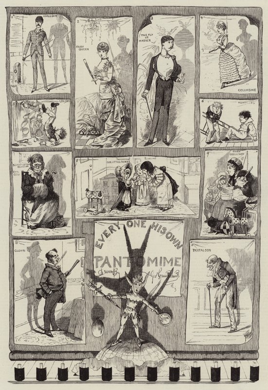 Hver sin egen pantomime af George Cruikshank