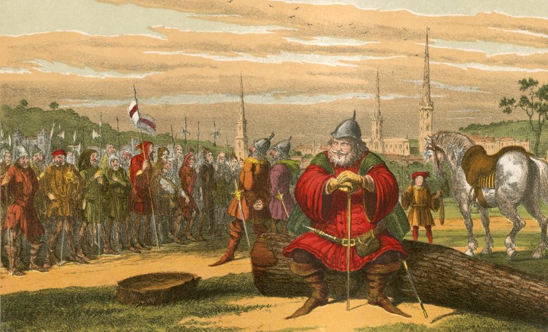 Falstaff af George Cruikshank