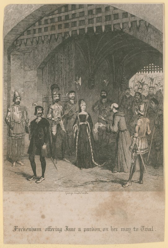 Heckenham tilbyder Jane en benådning af George Cruikshank