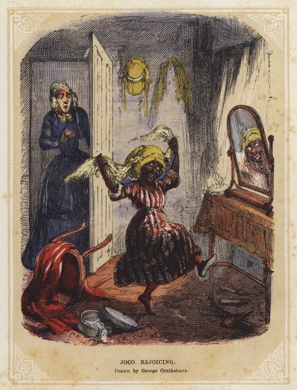 Joco Rejoicing (farve litho) af George Cruikshank