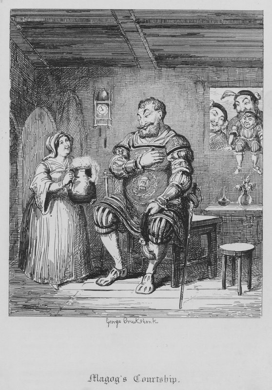 Magogs frieri (gravering) af George Cruikshank