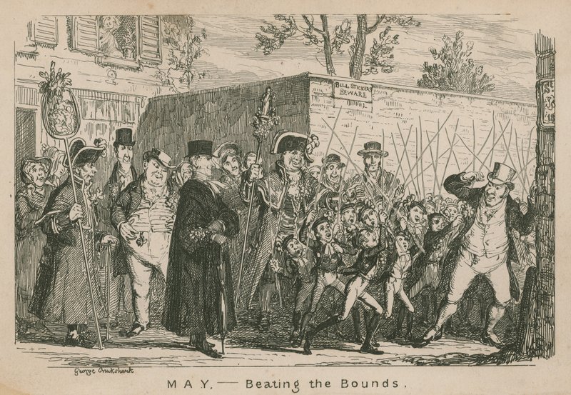 maj - Beating the Bounds af George Cruikshank