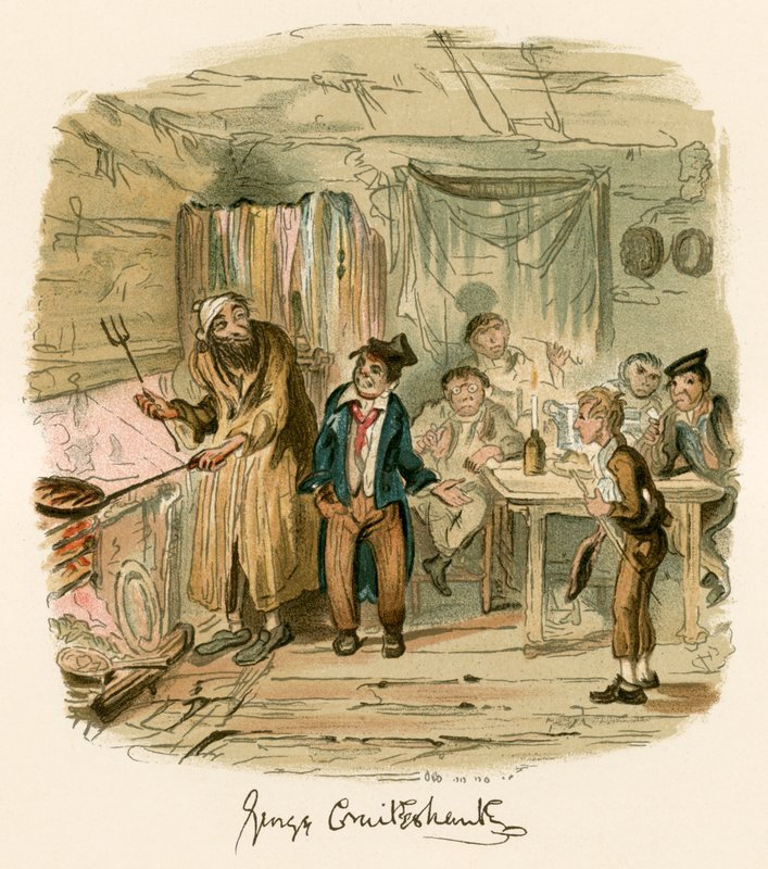 Oliver Twist af George Cruikshank