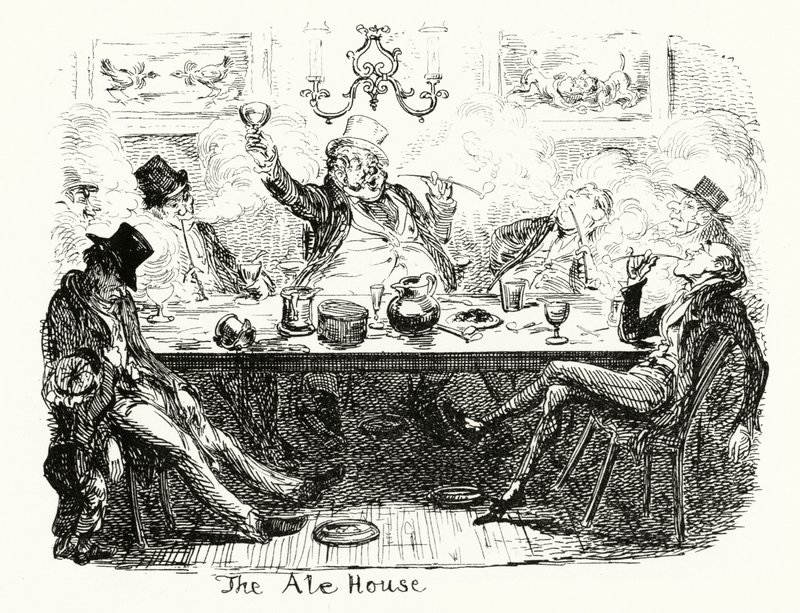 The Ale House (gravering) af George Cruikshank