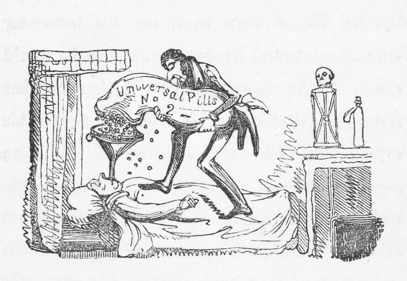 Universal piller (gravering) af George Cruikshank