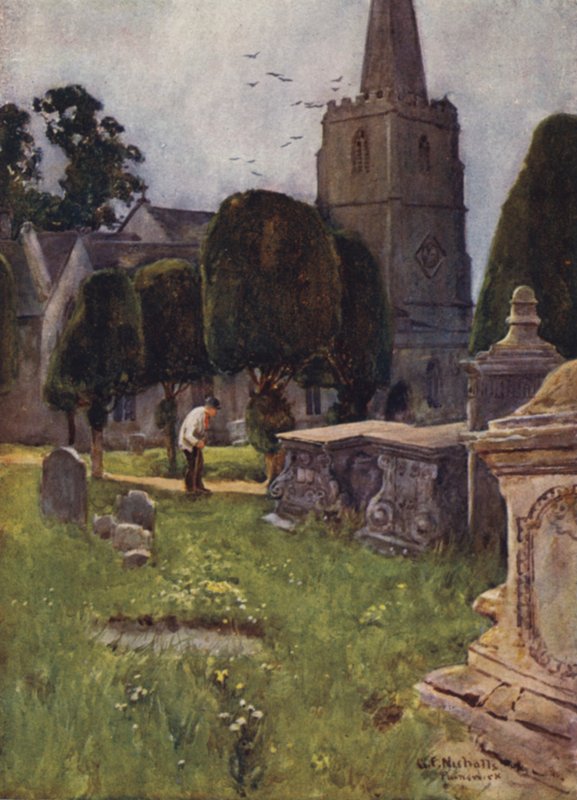 Painswick kirke af George Franck Nicholls