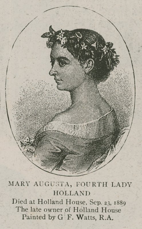Mary Augusta, fjerde Lady Holland af George Hawkins