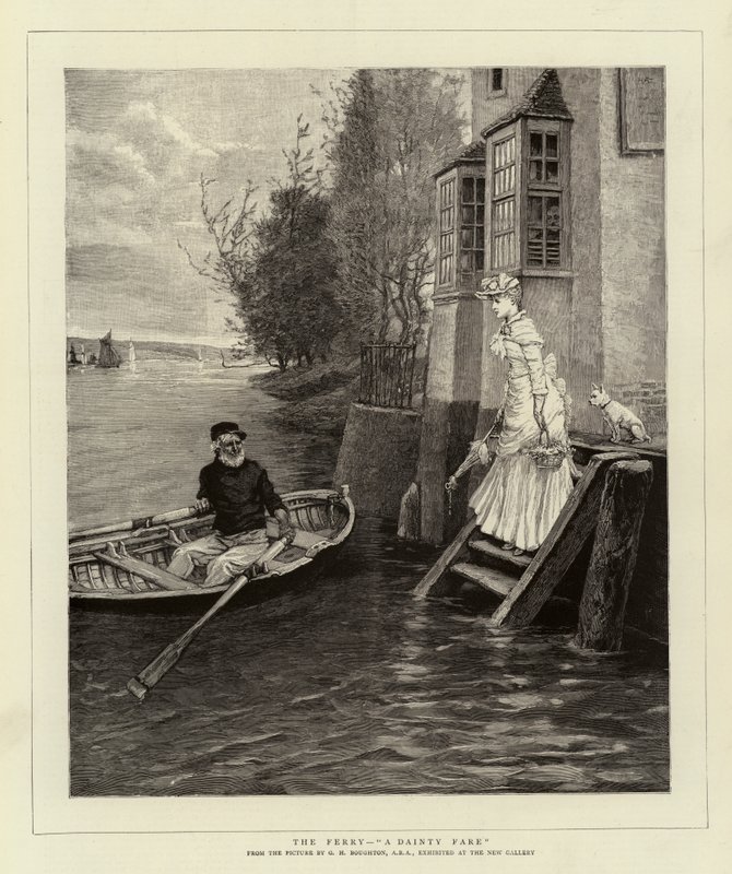 Færgen, en lækker ret af George Henry Boughton