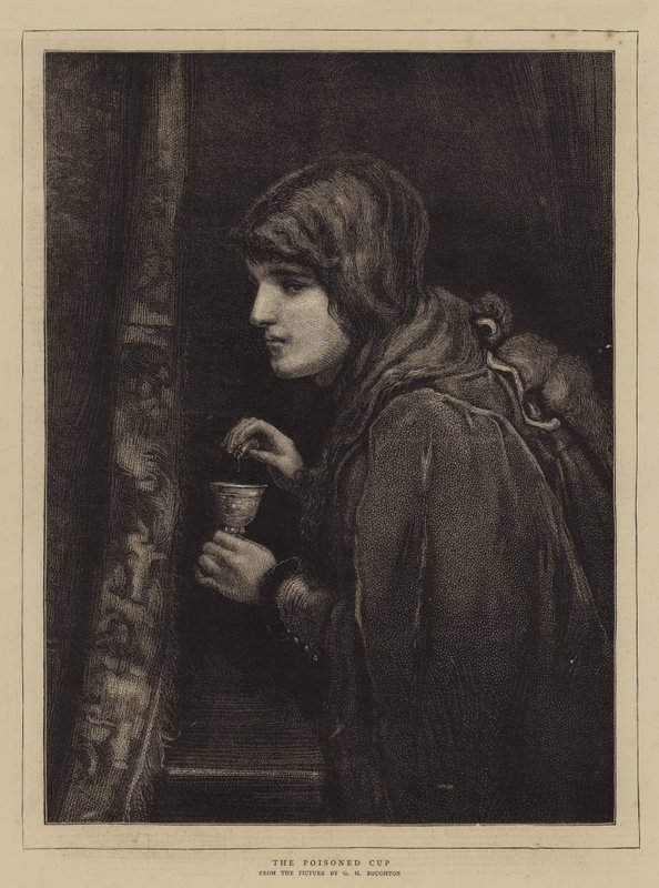 Det forgiftede bæger af George Henry Boughton