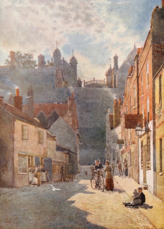 River Street (farvelitografi) af George Moore Henton