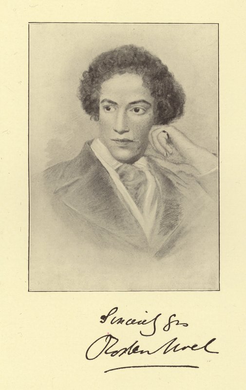 Roden Noel, engelsk digter af George Richmond