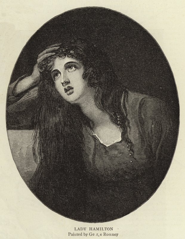Lady Hamilton af George Romney