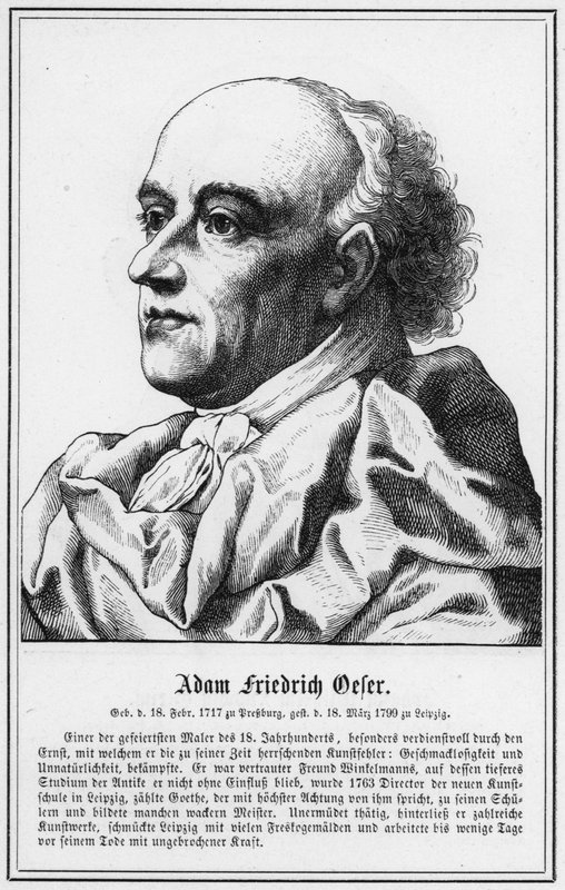 Adam Friedrich Oeser (gravering) af German School