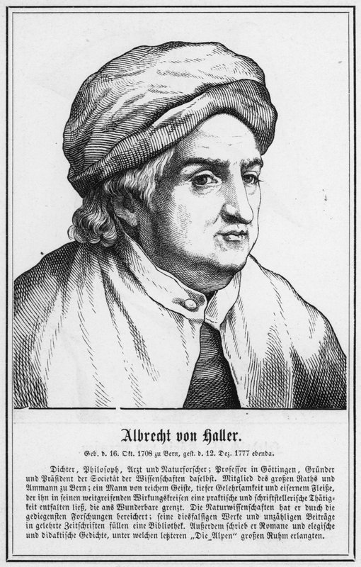 Albrecht von Haller (gravering) af German School