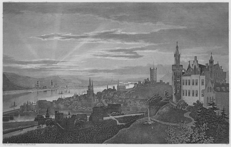 Bingen (gravering) af German School