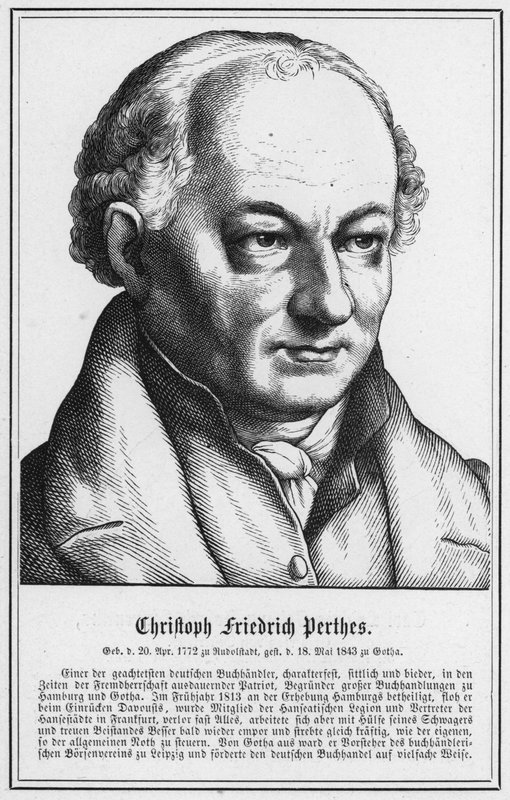 Christoph Friedrich Perthes (gravering) af German School