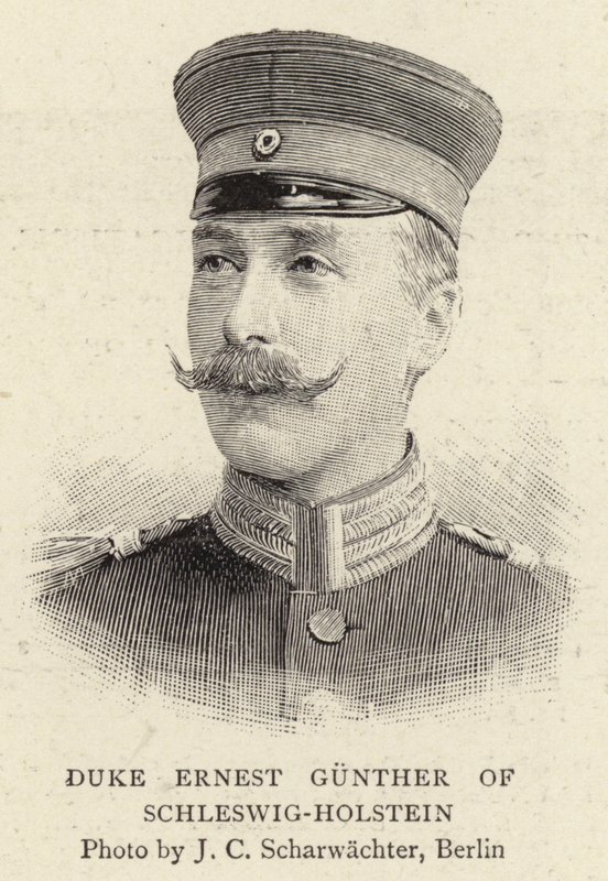 Hertug Ernest Gunther af Slesvig-Holsten af German School