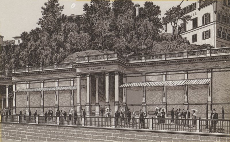 klippefjeder (litho) af German School
