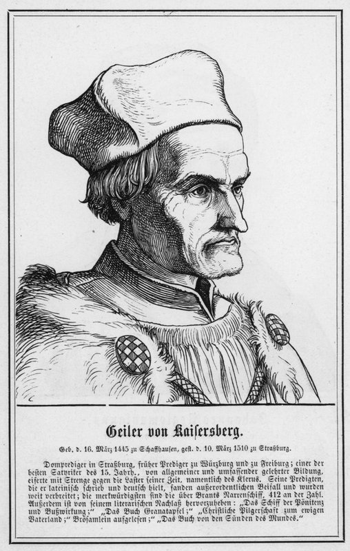 Horner fra Kaisersberg (gravering) af German School