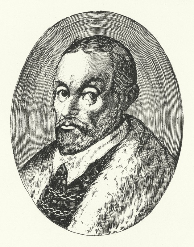 Giovanni Guarini, italiensk digter (gravering) af German School