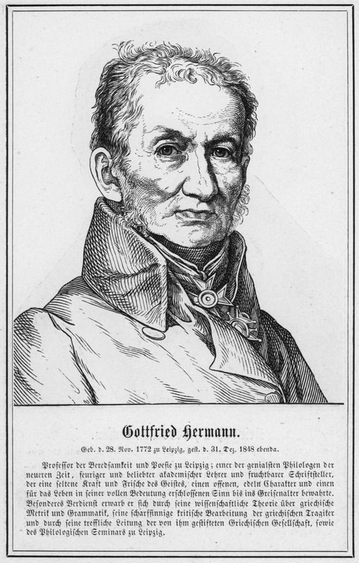Gottfried Hermann (gravering) af German School