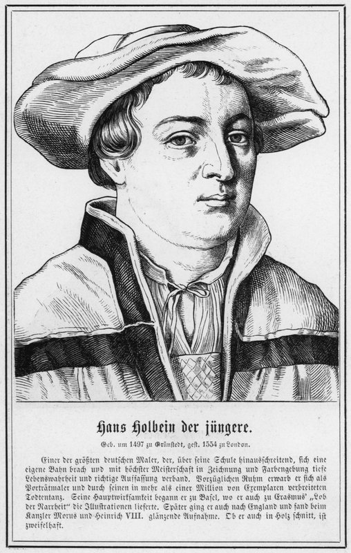 Hans Holbein der Jungere (gravering) af German School