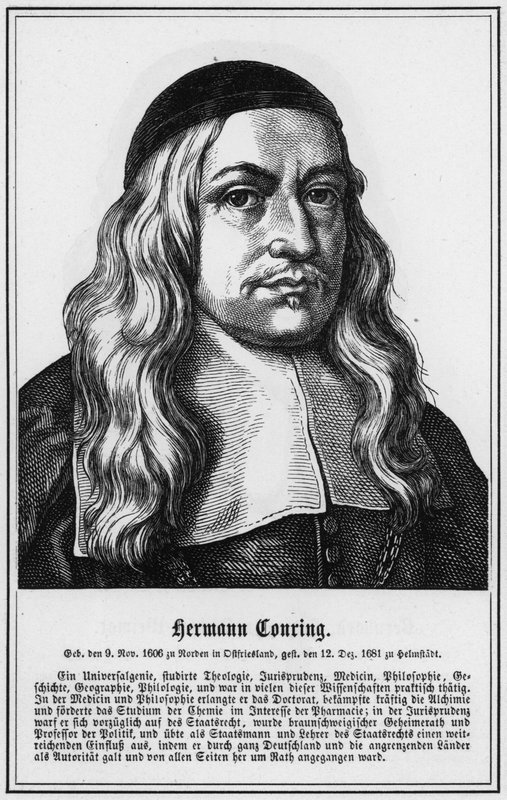 Hermann Conring (gravering) af German School