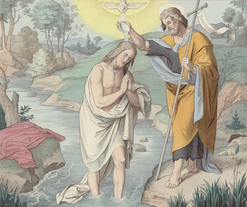 Jesus døbte af German School