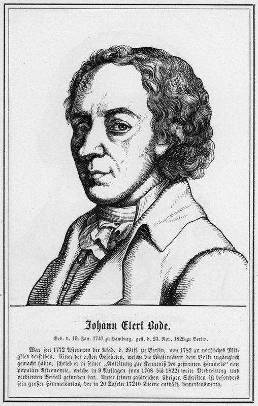 Johann Elert Bode (gravering) af German School