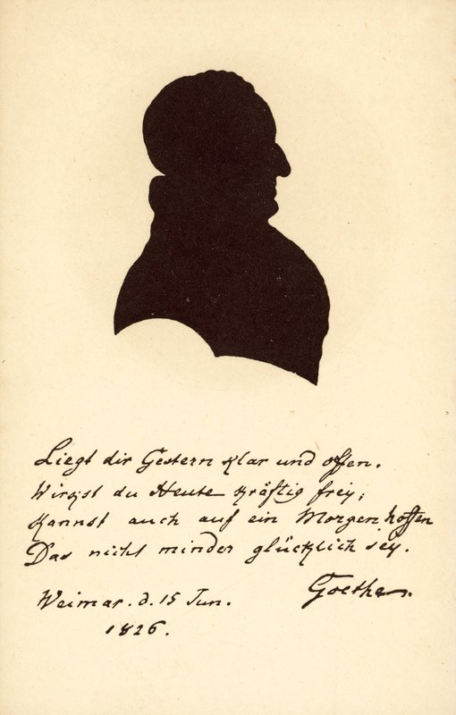 Johann Wolfgang von Goethe (litografi) af German School