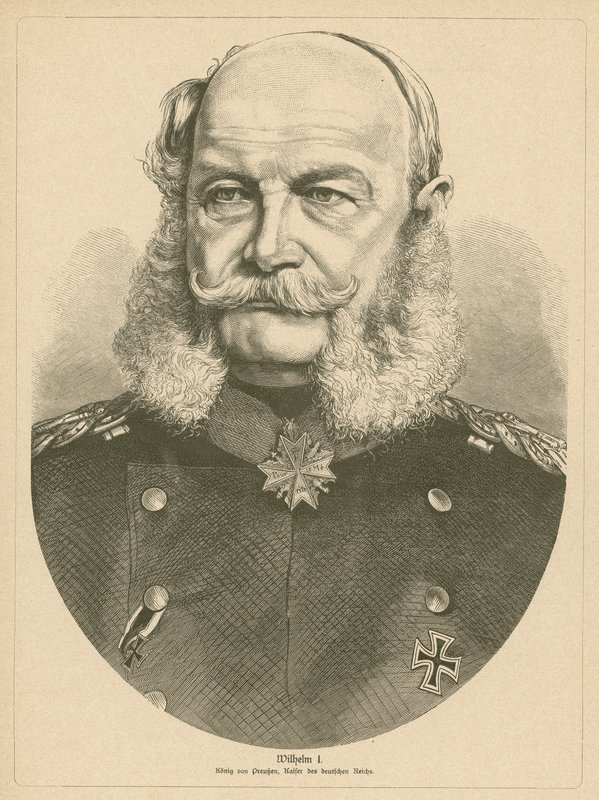 Kaiser Wilhelm I of Germany  af German School