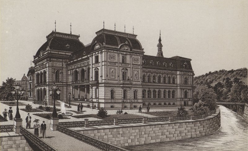 Kaiserbad (litho) af German School