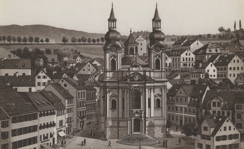 katolske kirke (litho) af German School