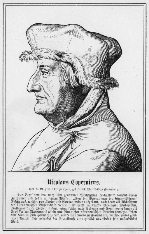 Nicolaus Copernicus (gravering) af German School