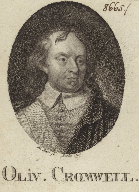 Oliver Cromwell af German School