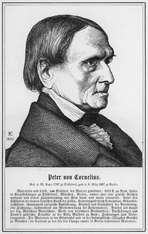 Peter von Cornelius (gravering) af German School
