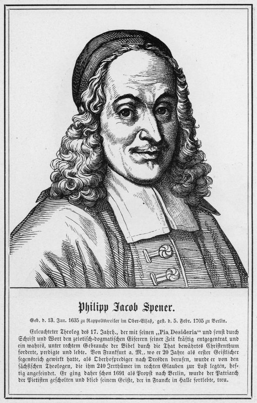 Philipp Jacob Spener (gravering) af German School