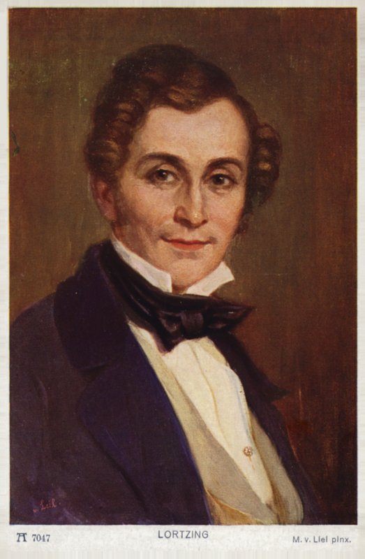 Portræt af Albert Lortzing af German School